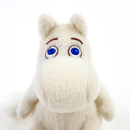 ムーミン 手のひらサイズ ぬいぐるみ マスコット白