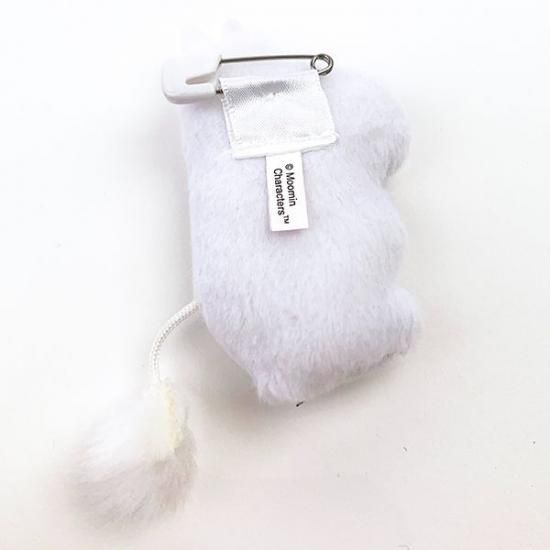 ムーミン ぬいぐるみ バッジ マスコット 白 アクセサリー