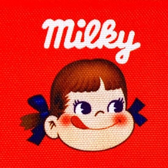 ペコちゃんグッズ ペコちゃん ウォレット 黒 三つ折り 財布