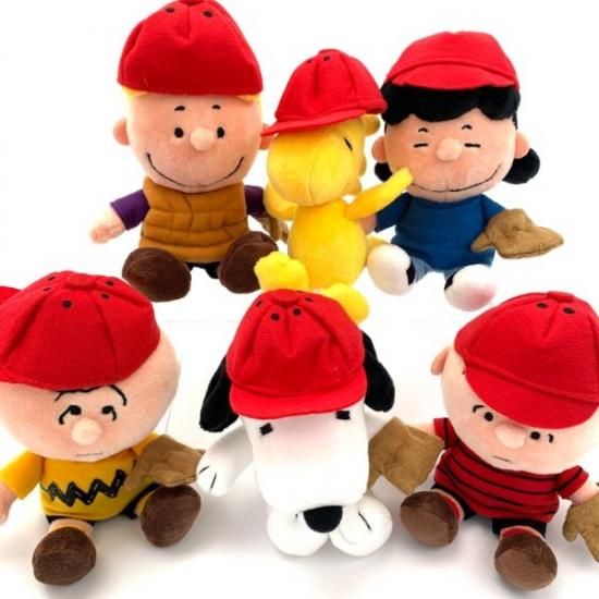 スヌーピー PEANUTS ソフトBDセット 野球 SN ぬいぐるみ