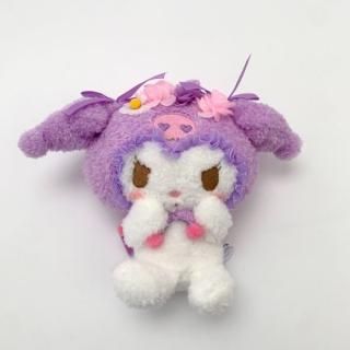 サンリオ クロミ サンリオ フラワーリボン S クロミ ぬいぐるみ パープル Sサイズ
