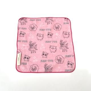 ポケットモンスター フェアリータイプ ミニタオル ポケモン ハンカチ ピンク グッズ (MCOR)