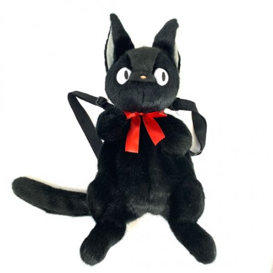 黒猫ジジのぬいぐるみのようなリュックサック お部屋に飾ることも出来るからインテリアとしても優秀 Perfect World Tokyo
