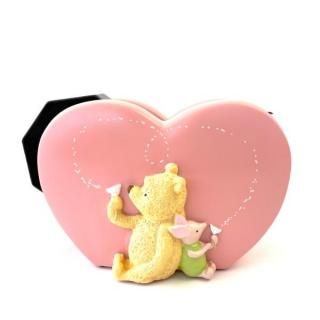 ディズニー くまのプーさん くまのプーさん クラシック テープディスペンサー プーさん ピグレット はちみつ デスク 文具 ピンク グッズ