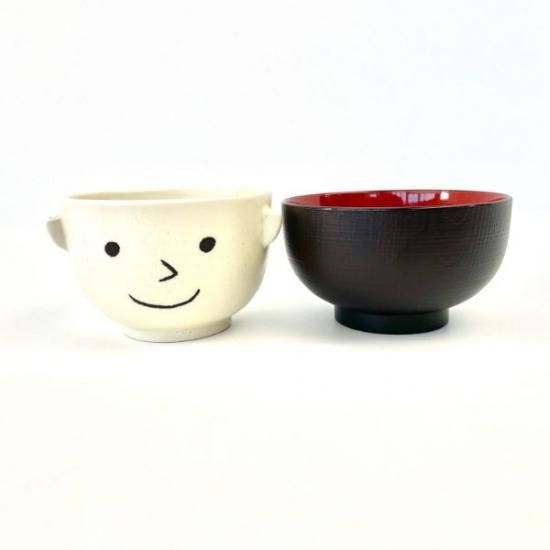 まんぷく一郎の茶碗と椀セット お椀 茶碗 おもしろ食器