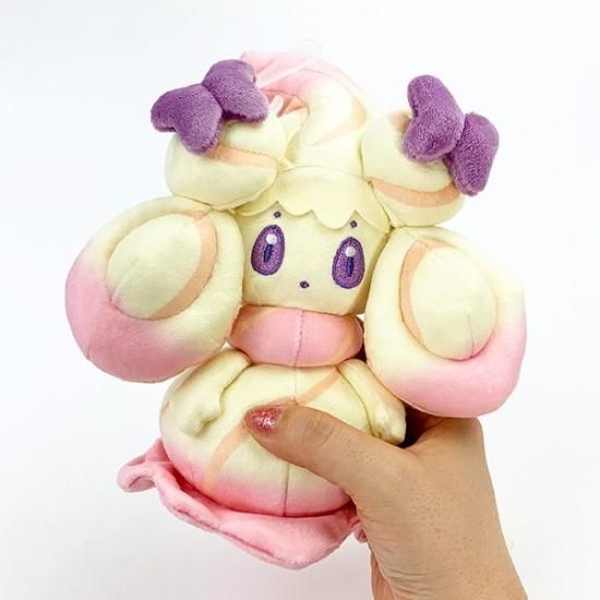 【タグ付き美品】マホイップ ぬいぐるみ ポケピース限定 ポケピース くるくるクレープぬいぐるみ マホイップ