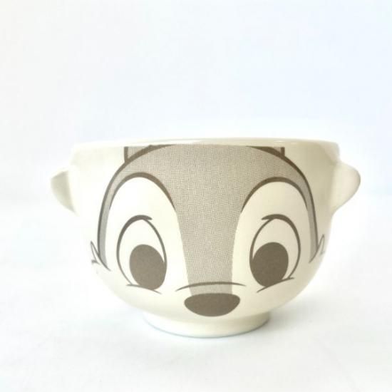 ディズニー チップ 茶碗 汁椀セット ミニ 子供 チップ チップ デール ディズニー 茶碗 ホワイト ブラウン 日本製