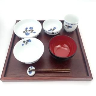 ディズニー 陶器製 ベビー食器セット ミッキーマウス＆ミニーマウス 初めてのお食事セット 日本製(MCD)