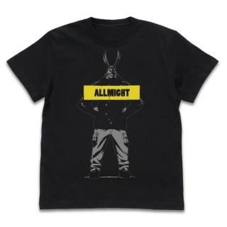 ヒロアカ オールマイト 僕のヒーローアカデミア雪まつりVer./BLACK-L Tシャツ ブラック Lサイズ
