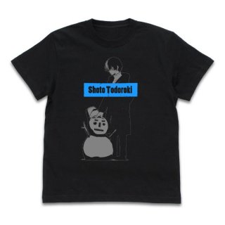 ヒロアカ 轟焦凍 僕のヒーローアカデミア雪まつりVer./BLACK-XL Tシャツ ブラック XLサイズ