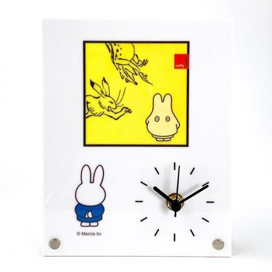ミッフィー miffy Dick Bruna 鳥獣戯画 置き時計 とけい ミッフィー miffy Dick Bruna 鳥獣戯画 置き時計 とけい