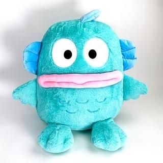 サンリオキャラクターズ ほわほわ ハンギョドン 2L ぬいぐるみ インテリア ビッグサイズ ブルー