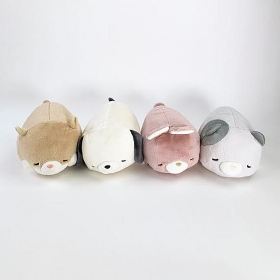 ポクシン ボルスター らびこ うさぎ ぬいぐるみ リラックス 癒し ピンク