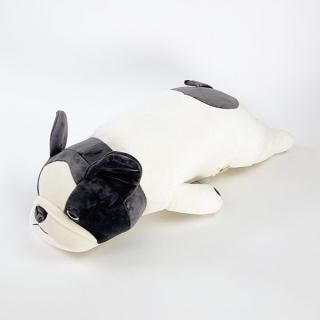 プレミアム ねむねむアニマルズ 抱きまくら ブブル ブルドッグ フレンチブル 犬 M ぬいぐるみ リラックス 癒し グレー