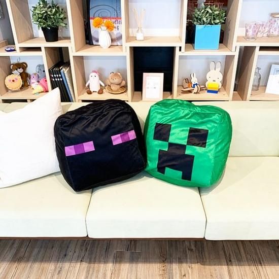 Minecraft クッションセット マインクラフト Minecraft ブロッククッション エンダーマン