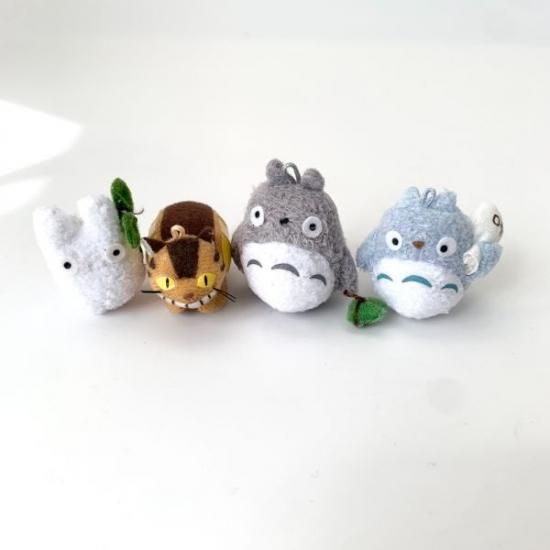 ☆スタジオジブリ トトロ ぬいぐるみキーホルダー 5個セット☆新品タグ付き☆ スタジオジブリ トトロ トトロ ふわふわジブリコレクション 中