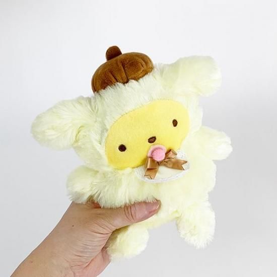 ♡新品♡ふわくたベビーぬいぐるみ　ポムポムプリン サンリオ ポムポムプリン ふわくたベビー ぬいぐるみ インテリア