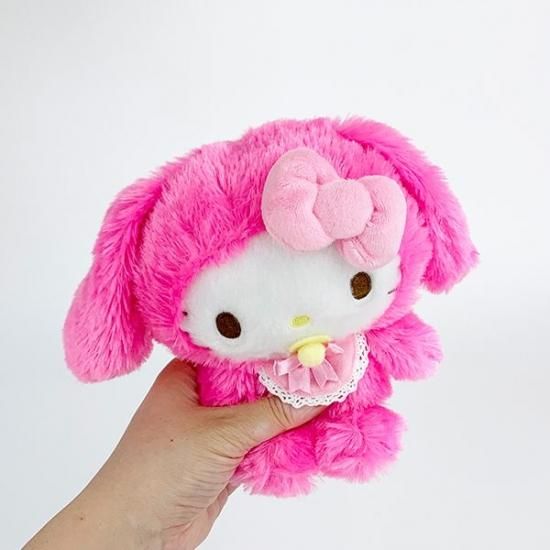 キティ ベア ぬいぐるみ ピンク 当時物 サンリオ ハローキティ ぬいぐるみ クマ ベア ピンク 35