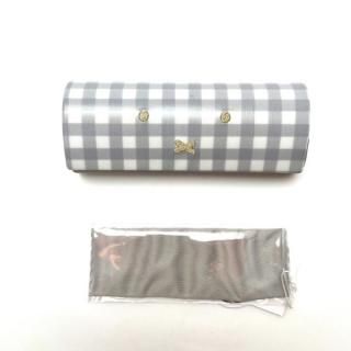 ミッフィー Miffy メガネケース おかおギンガムチェックシリーズ 眼鏡 BE　ベージュ 　 　