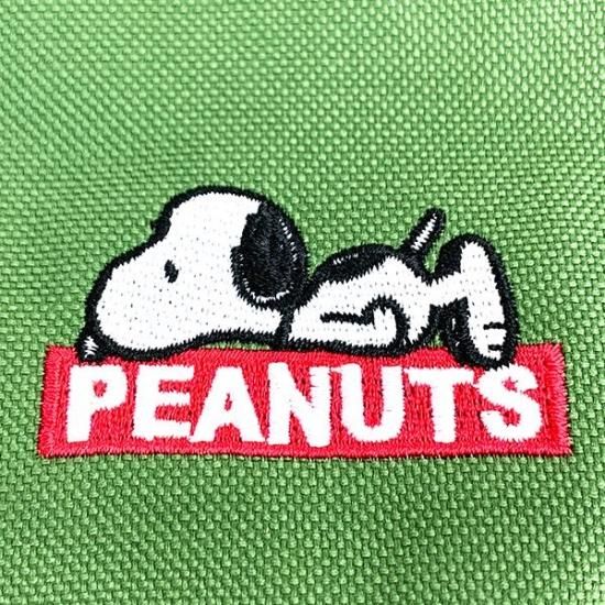 スヌーピー ねそべり ミニトート ランチトート バッグ かばん カーキ