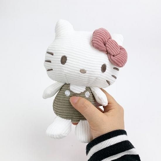 サンリオ ハローキティ コーデュロイシリーズ お座りぬいぐるみ