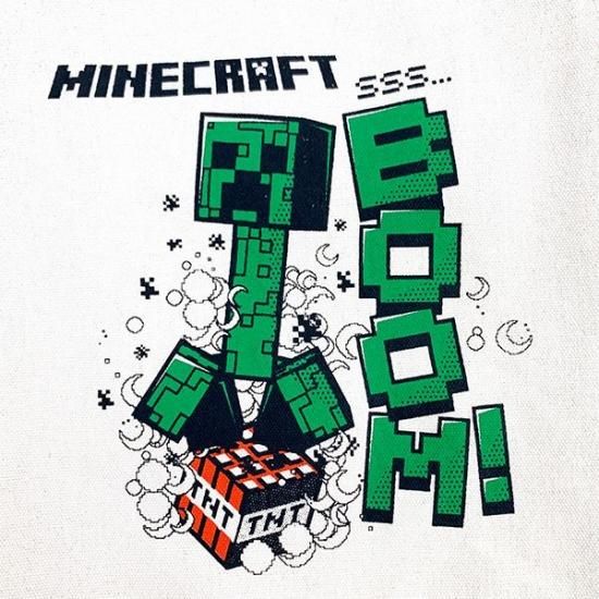 Minecraft マインクラフト クリーパー柄 トートバッグ Minecraft マインクラフト クリーパー柄 トートバッグ