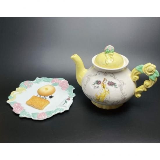 美女と野獣 ベル プレート 美女と野獣 小皿 イエロー