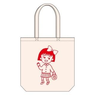 ちびまる子ちゃん A4トート ちびまる子ちゃん原作35周年 トートバッグ かばん ホワイト
