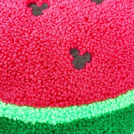 ディズニー ミッキー サガラ ポーチ スイカ 化粧ポーチ もこもこ