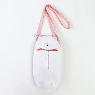 店内セール開催中!10％オフ対象商品! すみっコぐらし しろくま モフモフ ペットボトルホルダー すみっこぐらし ボトルホルダー ランチ 白