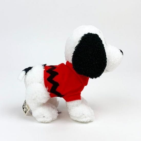 スヌーピー PEANUTS SN 50年代 シャツ赤 ぬいぐるみS チャーリー