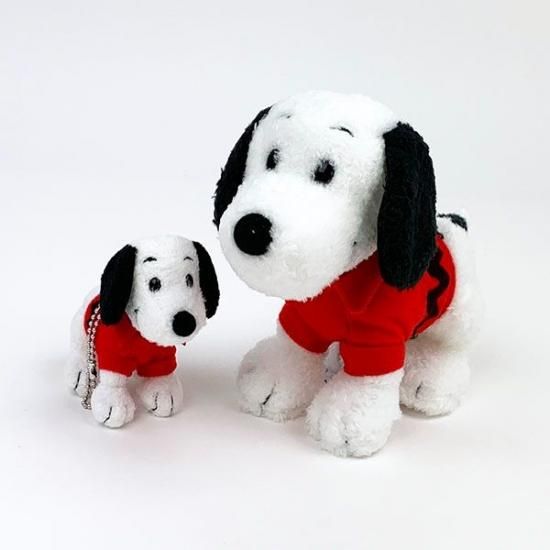 スヌーピー PEANUTS SN 50年代 シャツ赤 ぬいぐるみS チャーリー