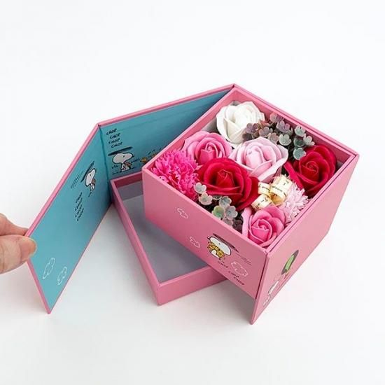スヌーピー PEANUTS フラワージュエリーBOX［PI］ KAORI お花
