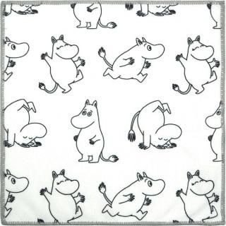 ムーミン MOOMIN マイクロファイバーふきん キッチン ホワイト