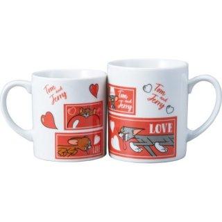 トムとジェリー トム ジェリー ペアマグ LOVE マグカップ　コップ   　 2個セット