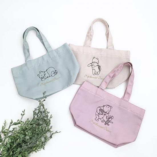 ディズニー くまのプーさん プーさん ミニトートバッグ ベージュ