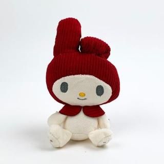 サンリオ マイメロディ 70年代 コーデュロイビーンドール ぬいぐるみ インテリア レッド