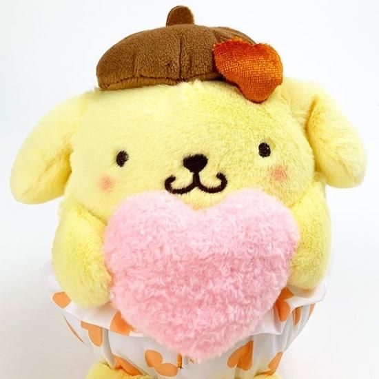 サンリオ ポムポムプリン ハートぱんつ S ぬいぐるみ インテリア サンリオ ポムポムプリン ハートぱんつ S ぬいぐるみ インテリア
