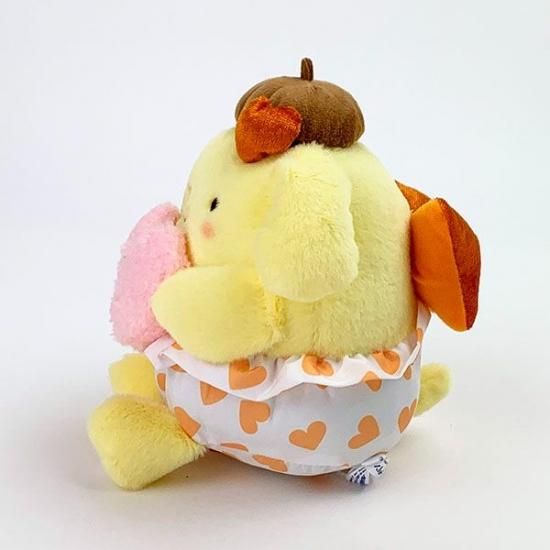 サンリオ ポムポムプリン ハートぱんつ S ぬいぐるみ インテリア