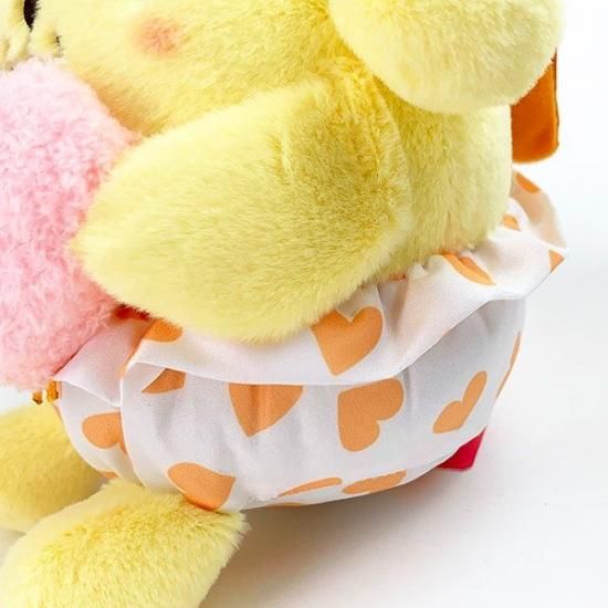 サンリオ ポムポムプリン ハートぱんつ S ぬいぐるみ インテリア