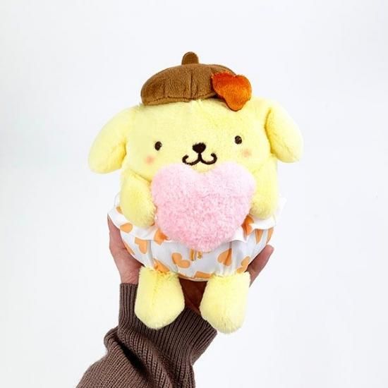 サンリオ ポムポムプリン ハートぱんつ S ぬいぐるみ インテリア