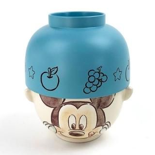 ディズニー ミッキーマウス 汁椀茶碗セット 水彩タッチ 食器 お茶碗 お椀 ブルー