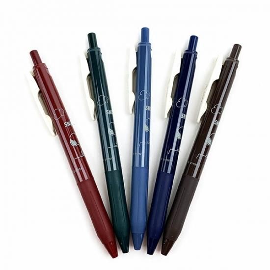 ゼブラ サラサクリップ0.5 スヌーピー 5色セット | 万年堂ネット