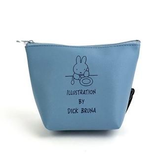 ミッフィー miffy ミニ舟形ポーチ ブルー メイクポーチ 小物入れ