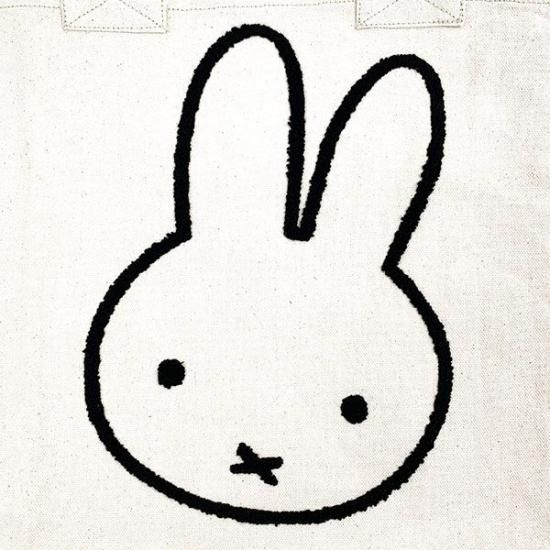 ミッフィー miffy 刺繍A4トート さがら刺繍 フェイス トート ミッフィー miffy 刺繍A4トート さがら刺繍 フェイス トート