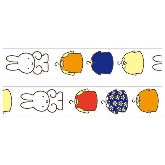 ミッフィー クリアマスキングテープ（dress） 20mm×4m巻き 透明