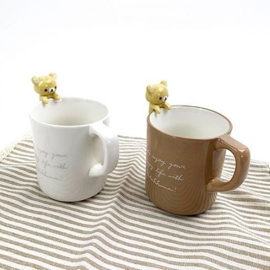 リッラクマ フィギュア付きマグ マグカップ 食器 陶器シリーズ