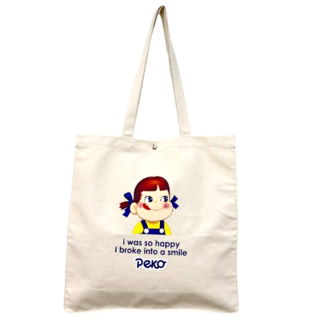 <img class='new_mark_img1' src='https://img.shop-pro.jp/img/new/icons15.gif' style='border:none;display:inline;margin:0px;padding:0px;width:auto;' />ペコちゃん 不二家 PEKOキャンバストート バッグ ベージュ  E-COME