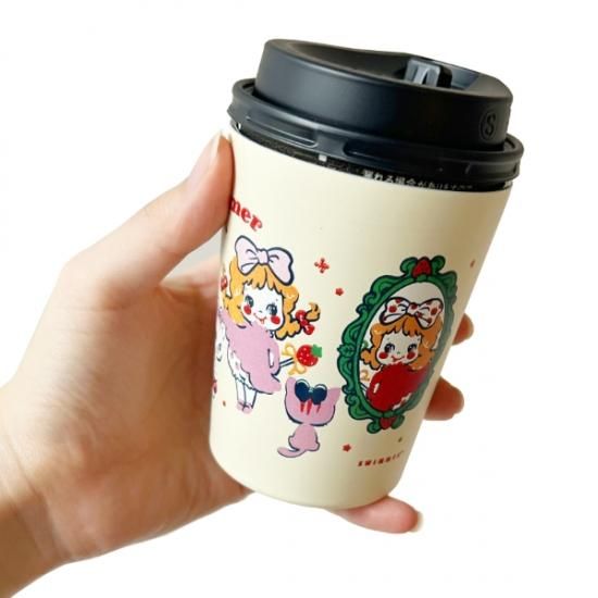 SWIMMER 2WAY真空二重タンブラー S ステンレス スイマー 魔女っ娘