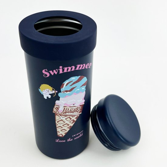 SWIMMER 3WAYマルチステンレスボトル アイスクリーム 水筒 スイマー ペットボトルホルダー  580ml